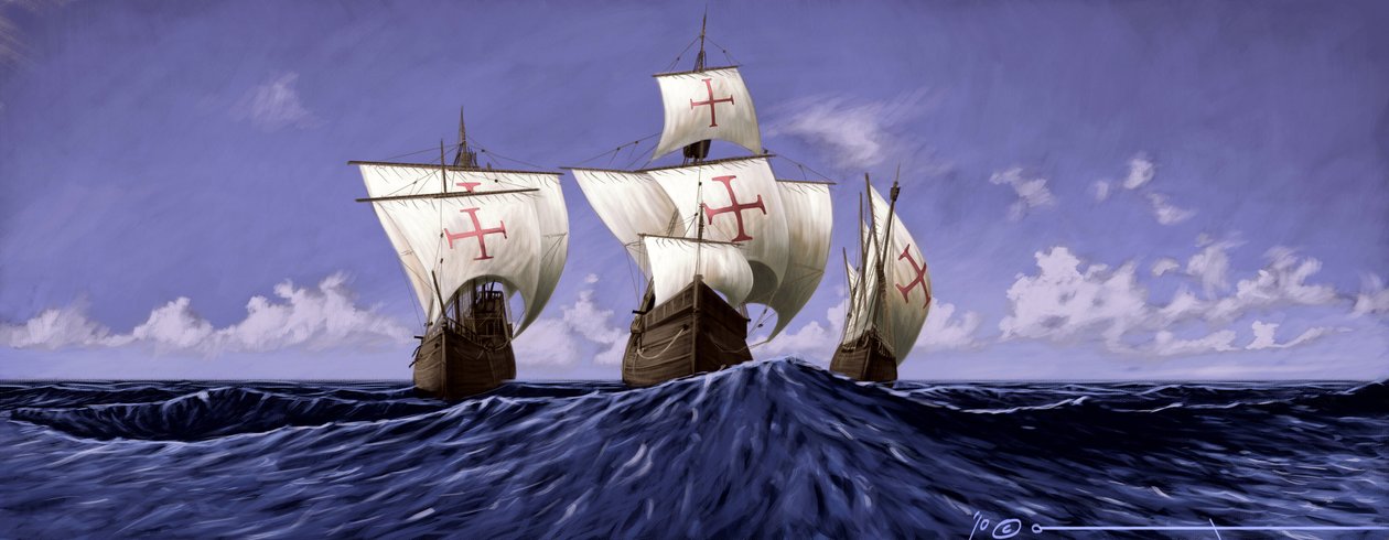 Oplev Amerika: "Pinta", "Nina" og "Santa Maria", Christopher Columbus