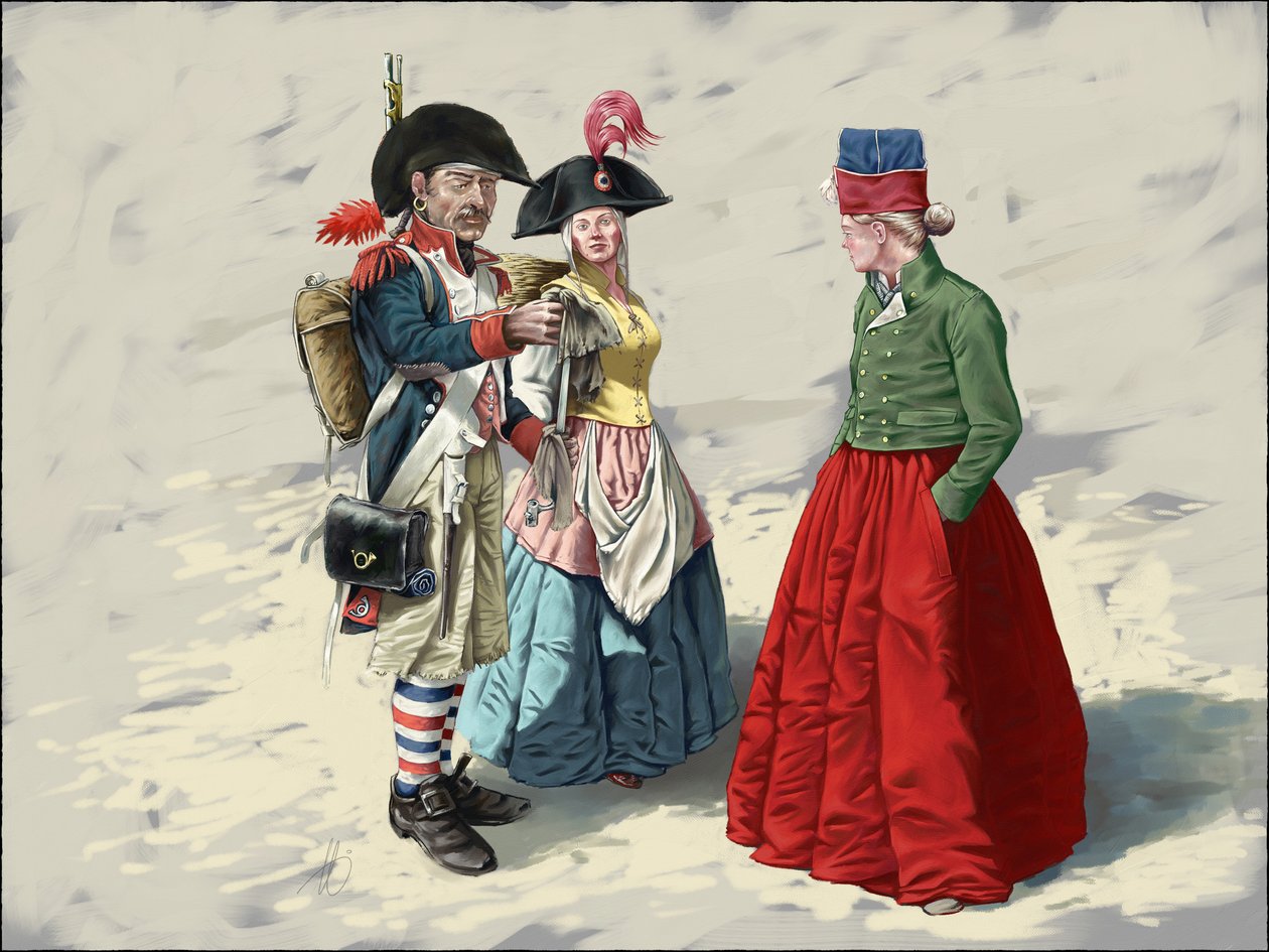 Fantassine og vivandieres de revolutionnaires, 2024 af Alessandro Lonati