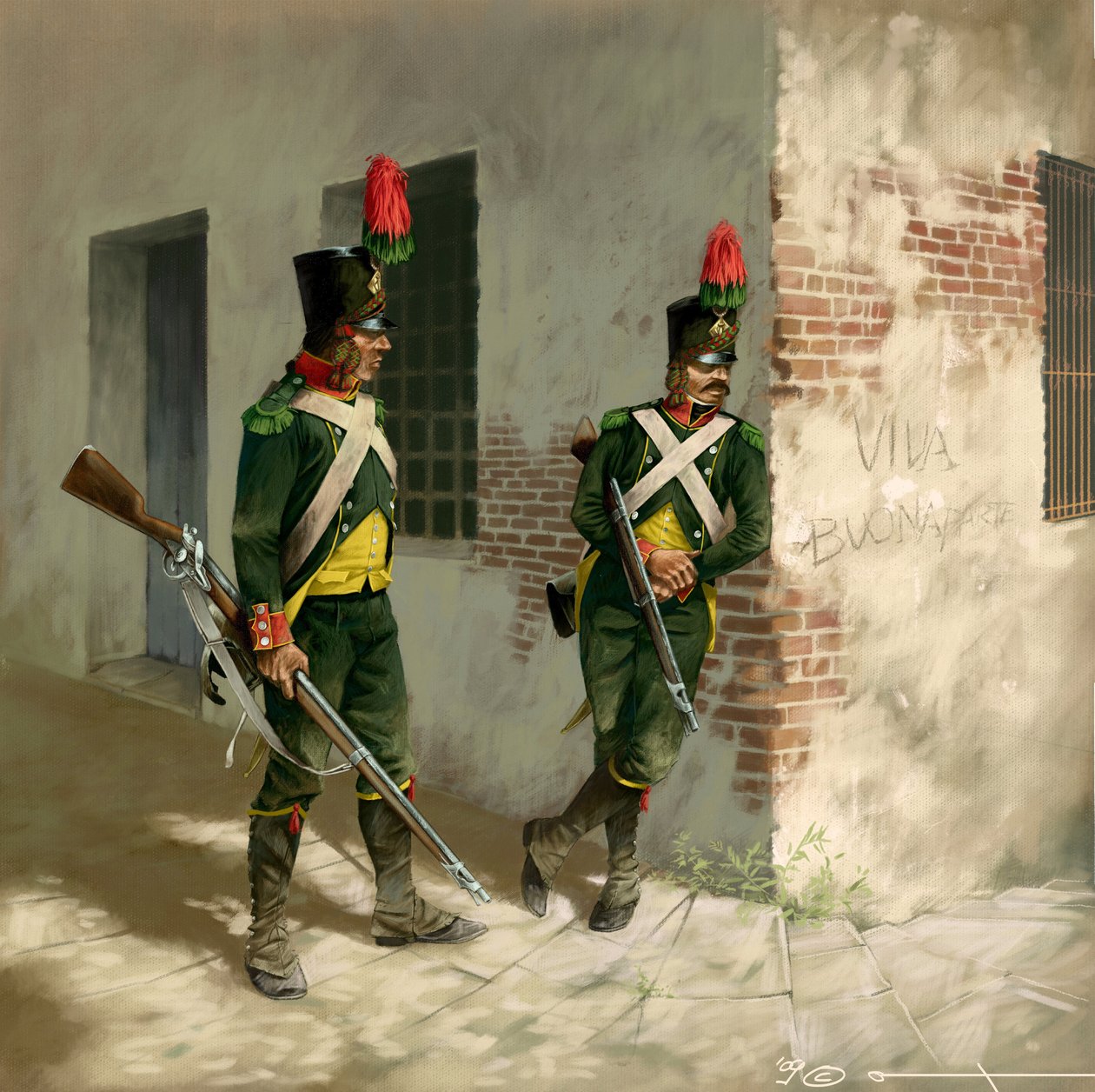 First Empire: Light Infantry Hunters, Armee of Italy af Alessandro Lonati