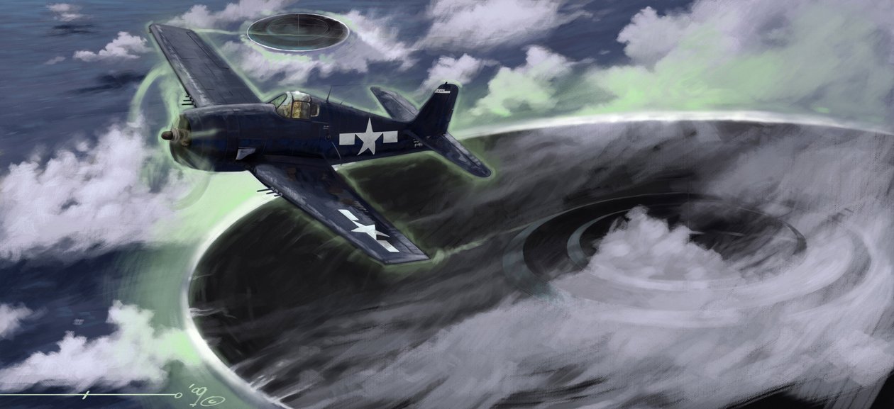 Mystiske fænomener: skildrer forsvinden af et fly fra den amerikanske flåde i Bermuda-trekanten i 1940