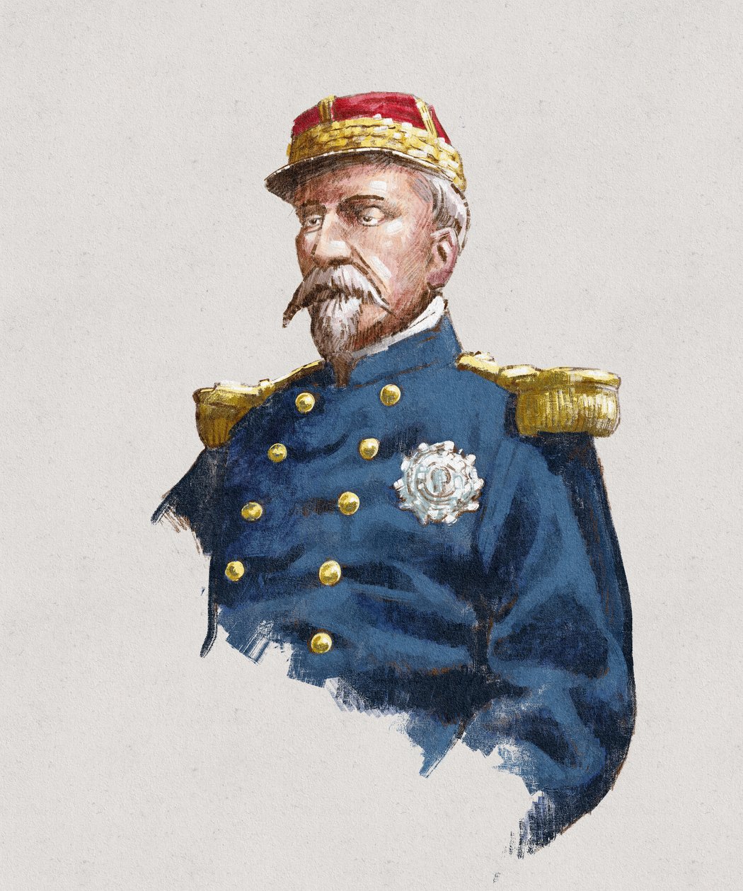 Portræt af Henri Eugène Philippe Louis d