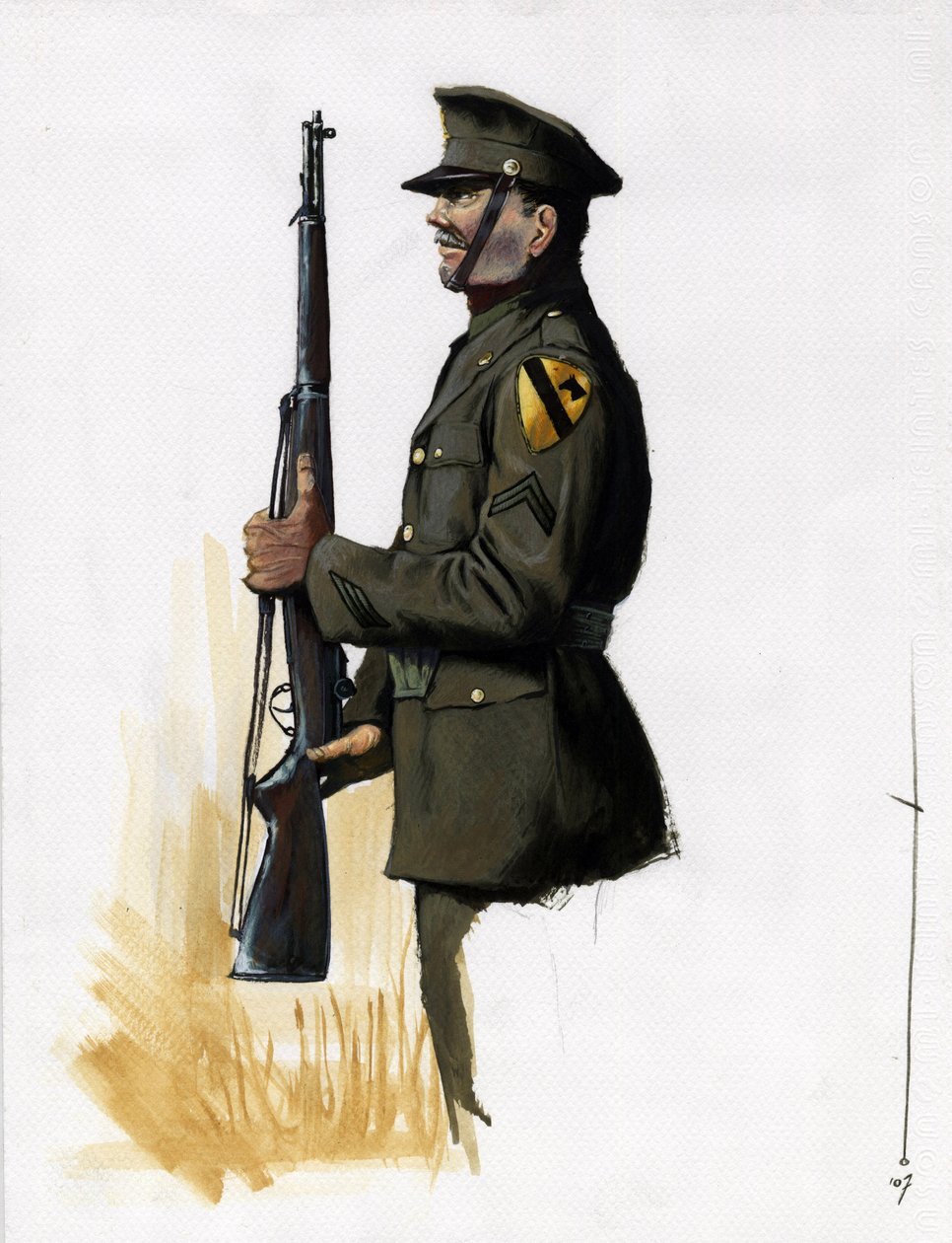 Anden Verdenskrig 1939-1945: American Army Cavalry Division af Alessandro Lonati