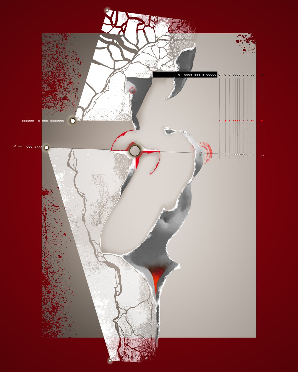 Ukraine angrebet af Rusland, 2022 (illustration) af Alessandro Lonati