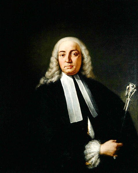 Portræt af en dommer (olie på lærred) af Alessandro Longhi