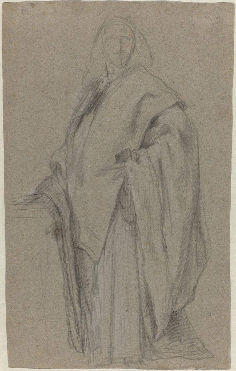 Portræt af en prokurist [verso] af Alessandro Longhi or Pietro Longhi