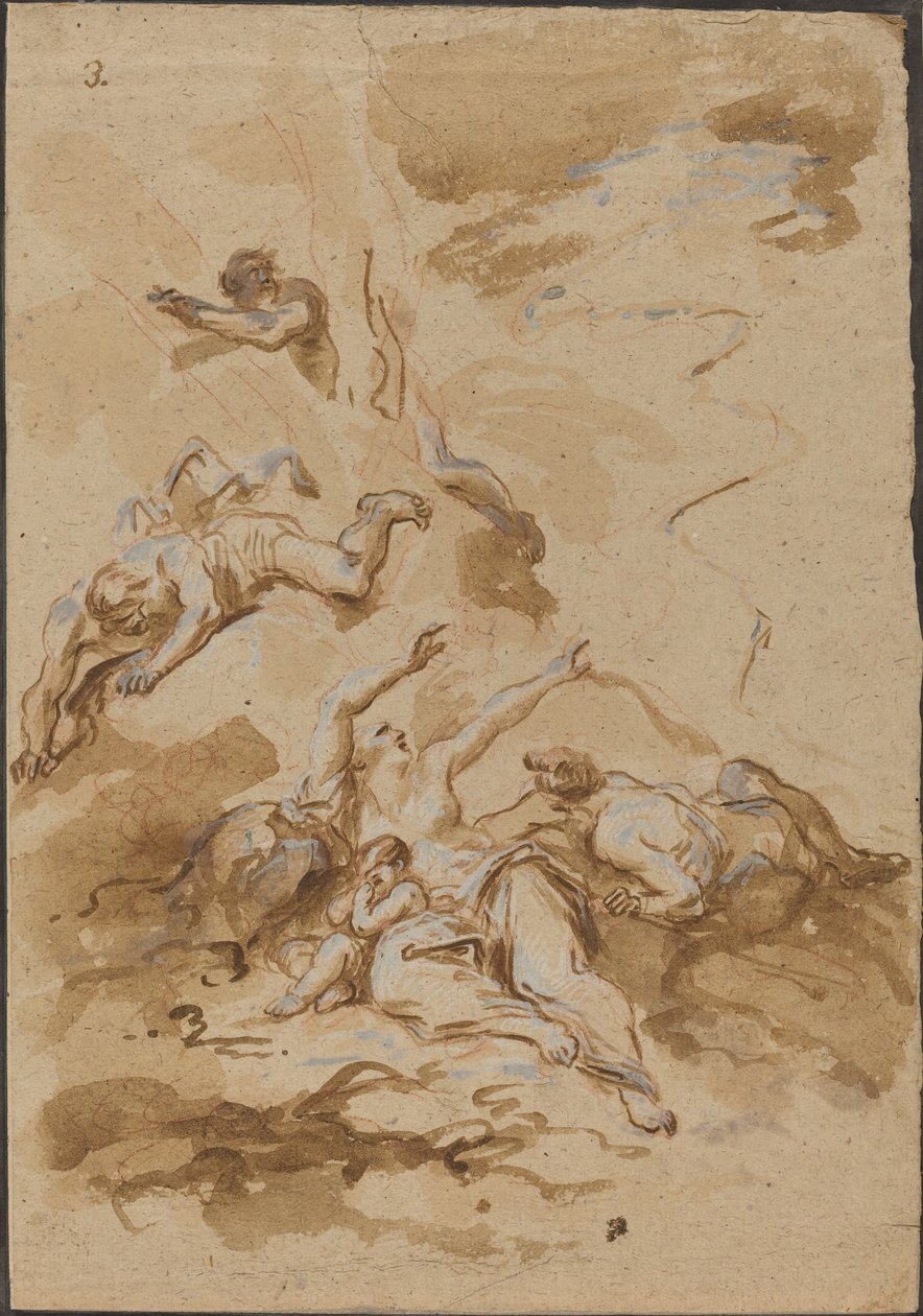 Figurer i en Storm af Alessandro Magnasco