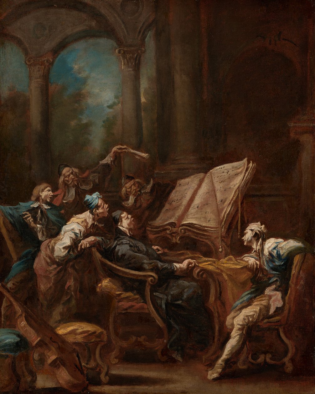 Korsangerne af Alessandro Magnasco