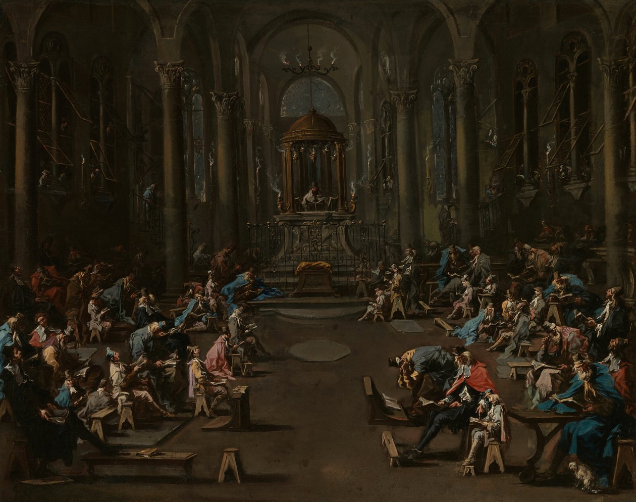 Synagogen af Alessandro Magnasco