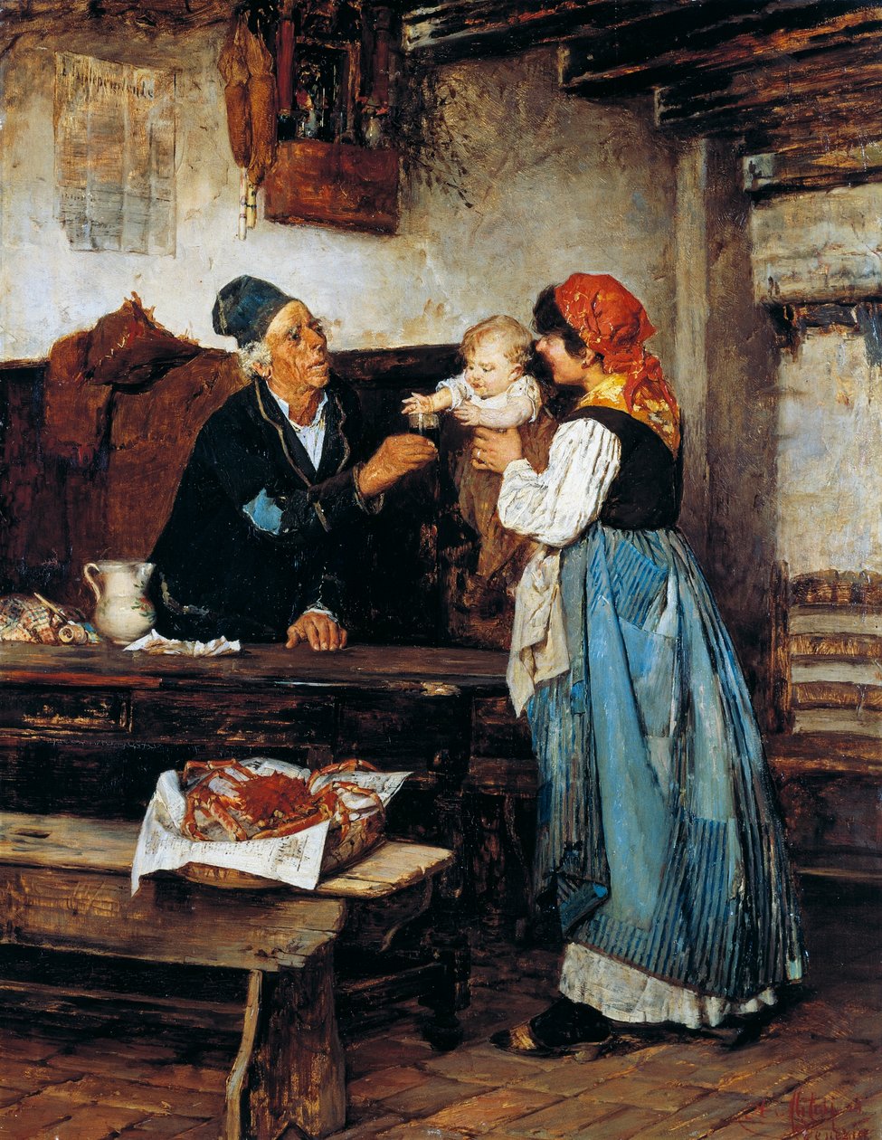 Bedstefar tilbyder af Alessandro Milesi