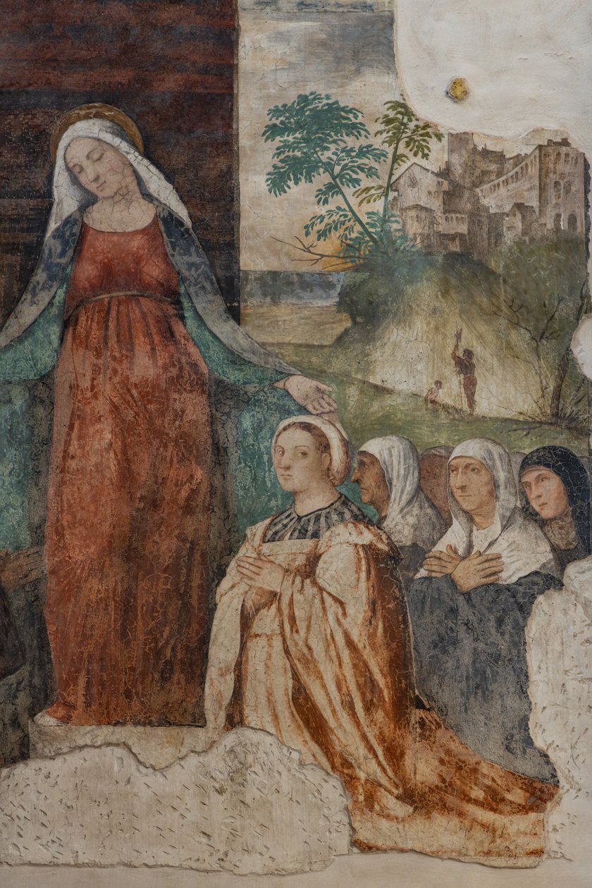 Vor barmhjertiges og salige Isnardo da Chiampo, detaljer af Alessandro Verla