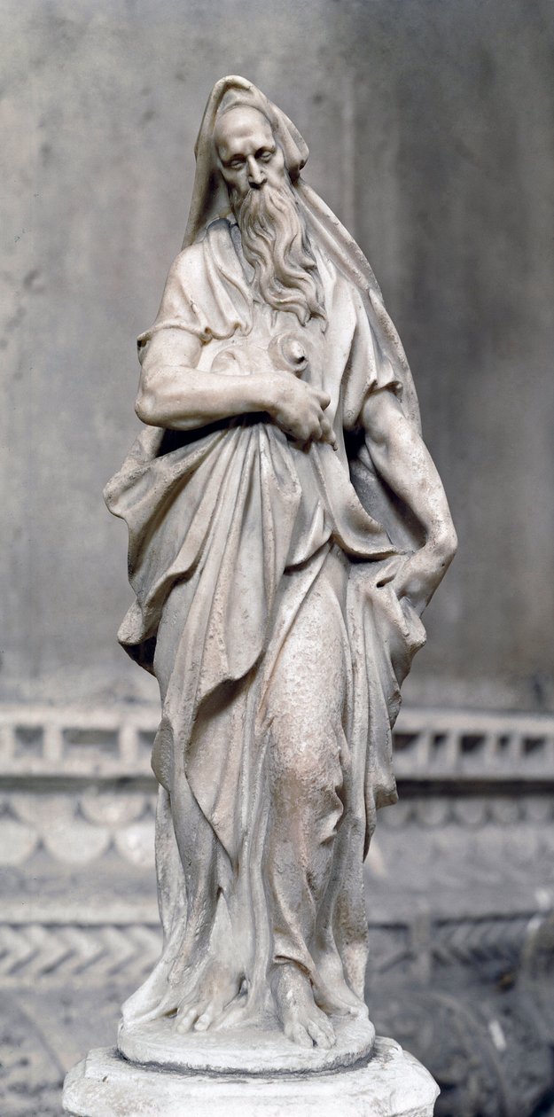 Profeten Zakarias (Marmorskulptur af Alessandro Vittoria