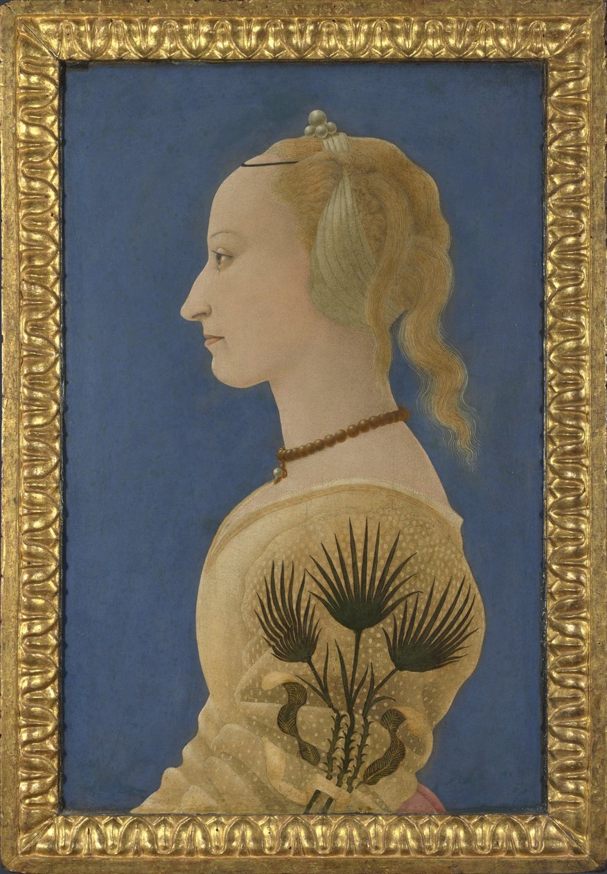 Portræt af en dame, ca 1465 af Alesso Baldovinetti
