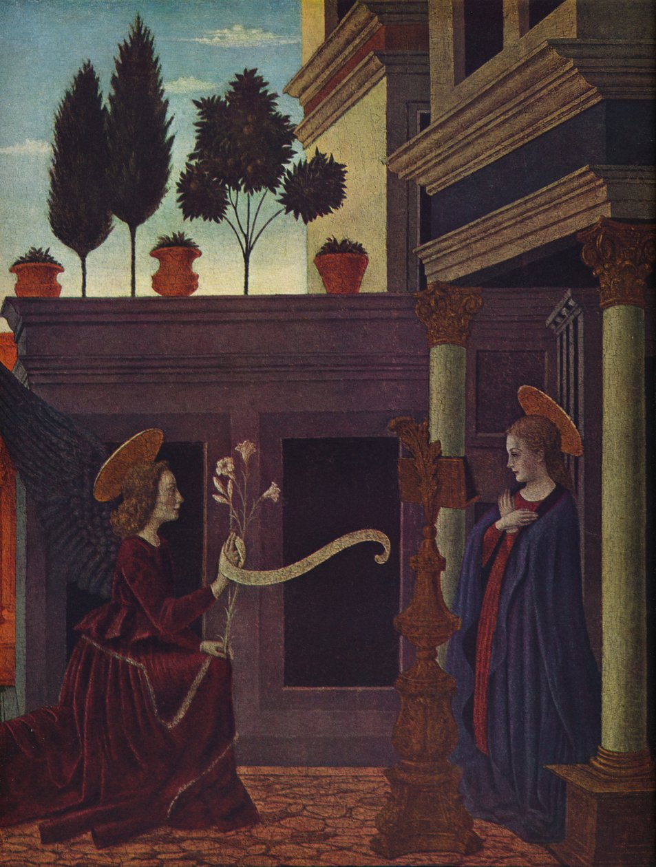 Bebudelsen, c1449-1454 af Alesso Baldovinetti