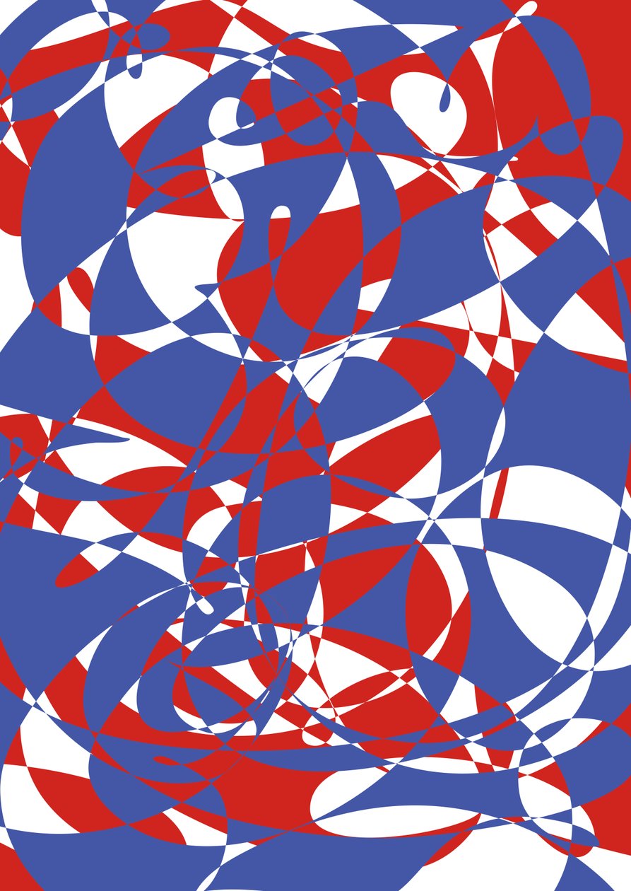 Blue.Red, 2017, af Alex Caminker