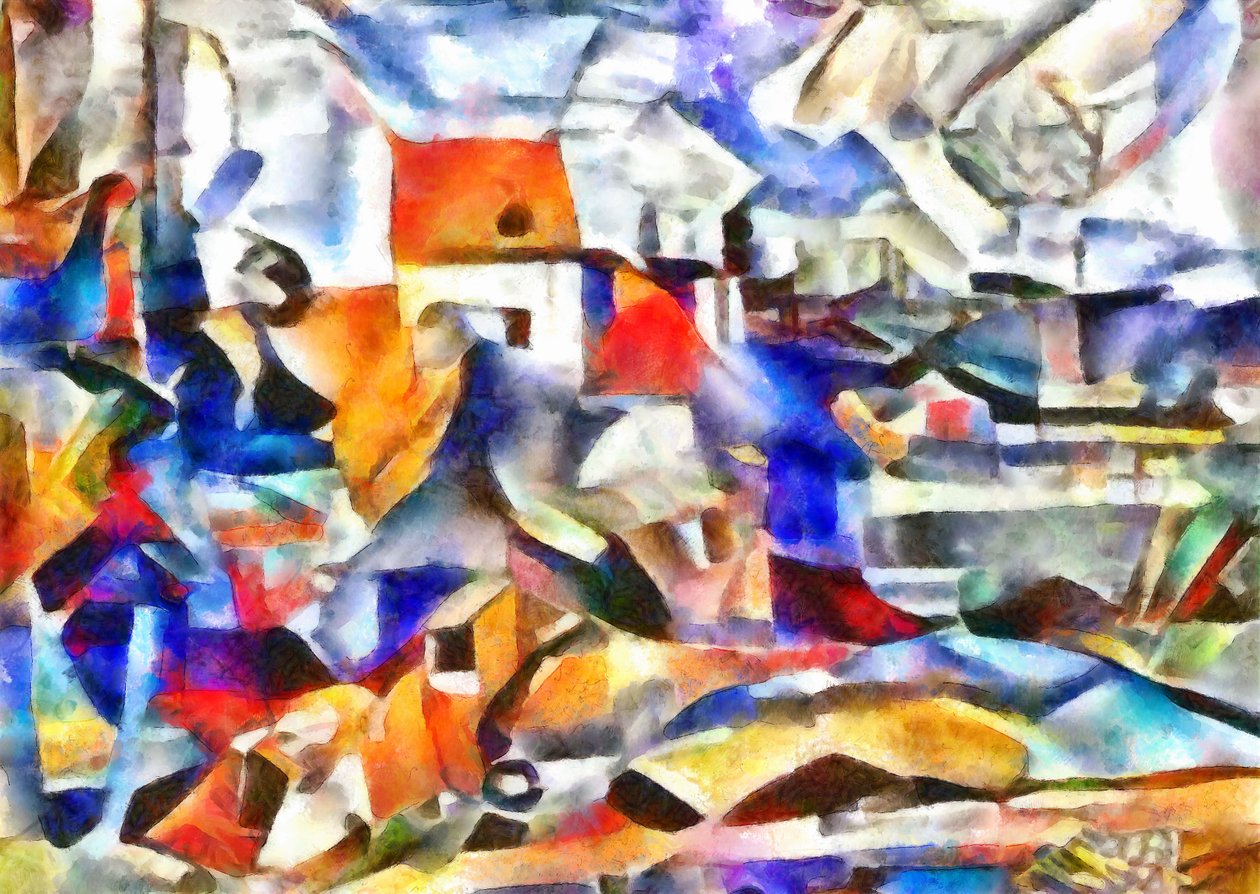 Skitse (landskab), 2017, af Alex Caminker