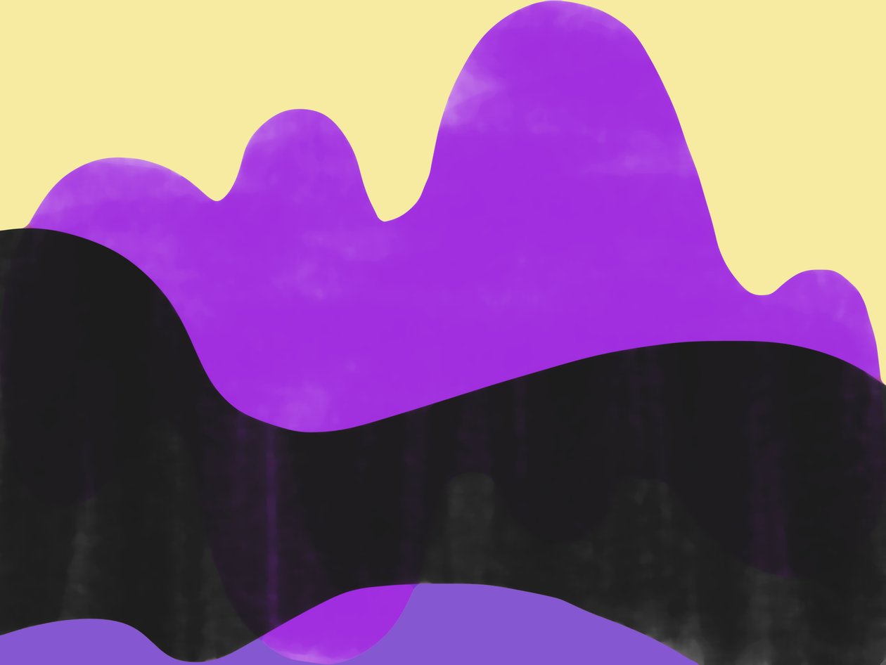 aftenlandskab, 2017, af Alex Caminker