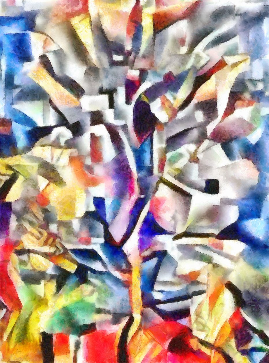 træ, 2017, af Alex Caminker