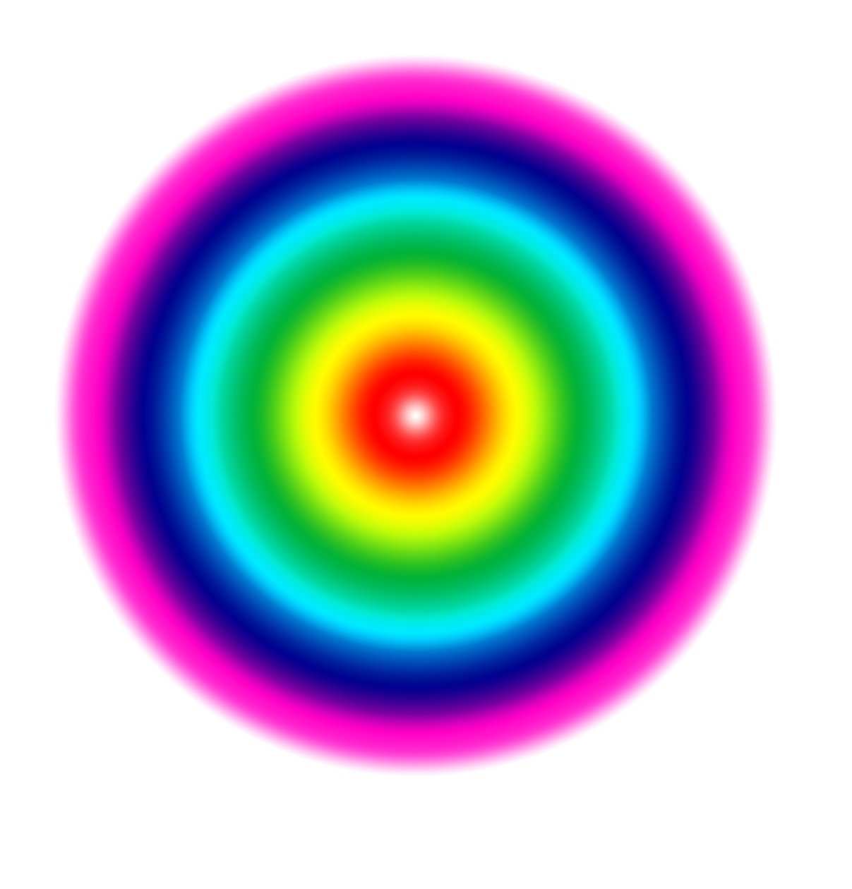 Geometriske lys,#1,(gradient) af Alex Caminker