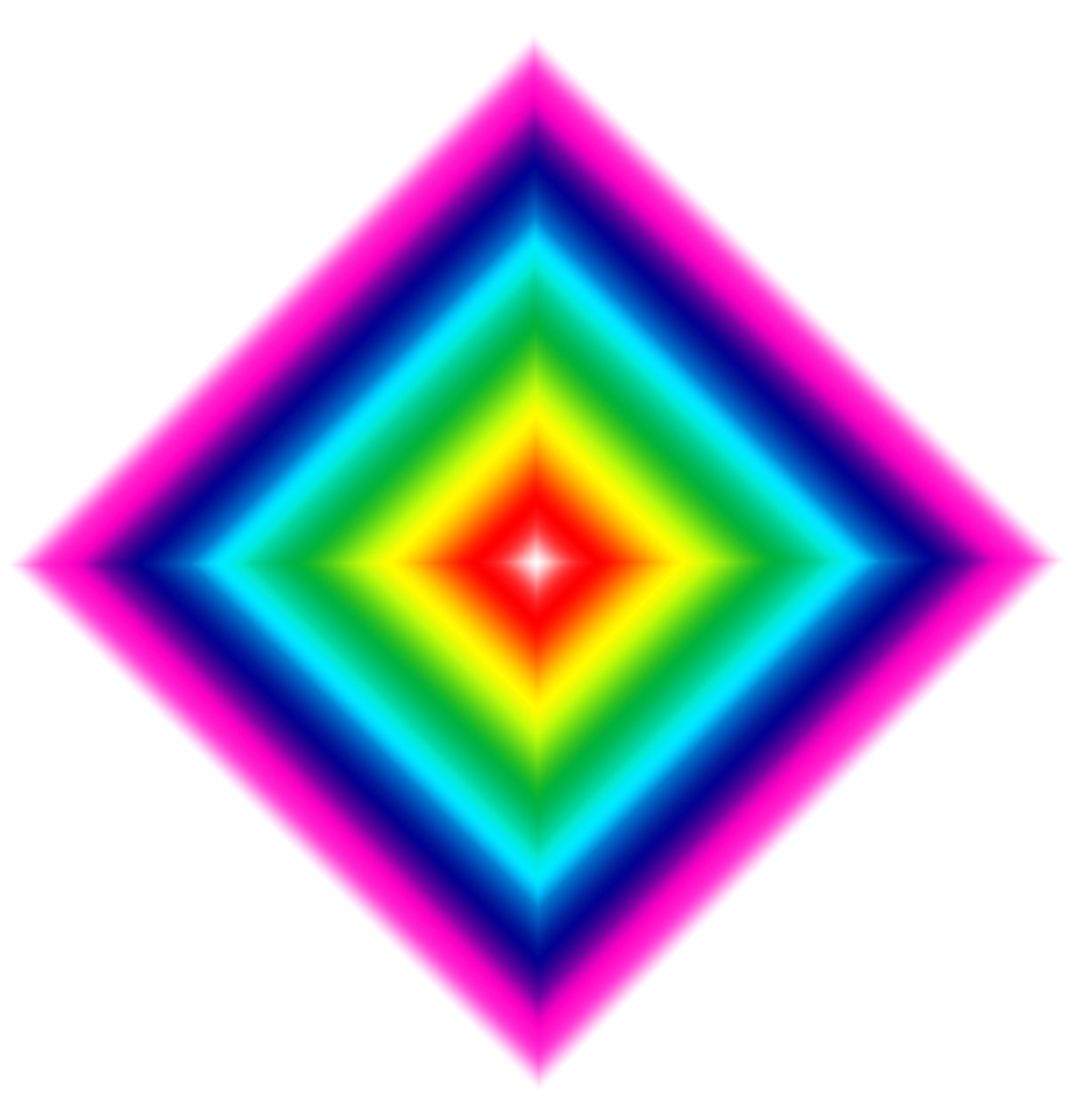 Geometriske lys,#2,(gradient) af Alex Caminker