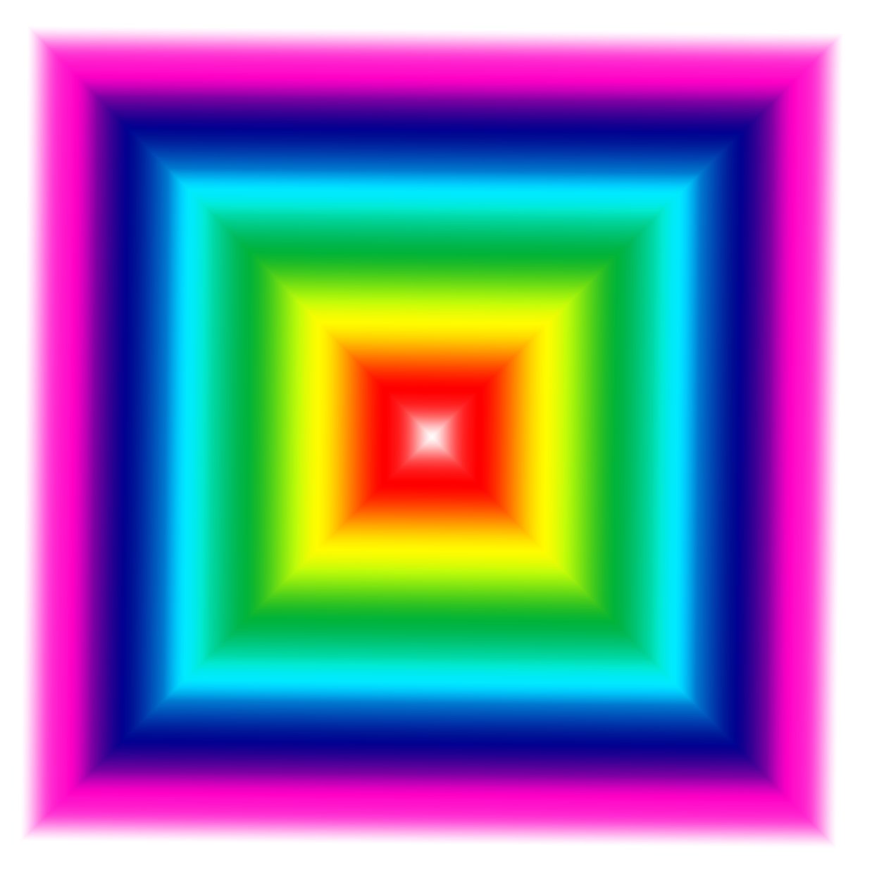 Geometriske lys,#3, (gradient) af Alex Caminker