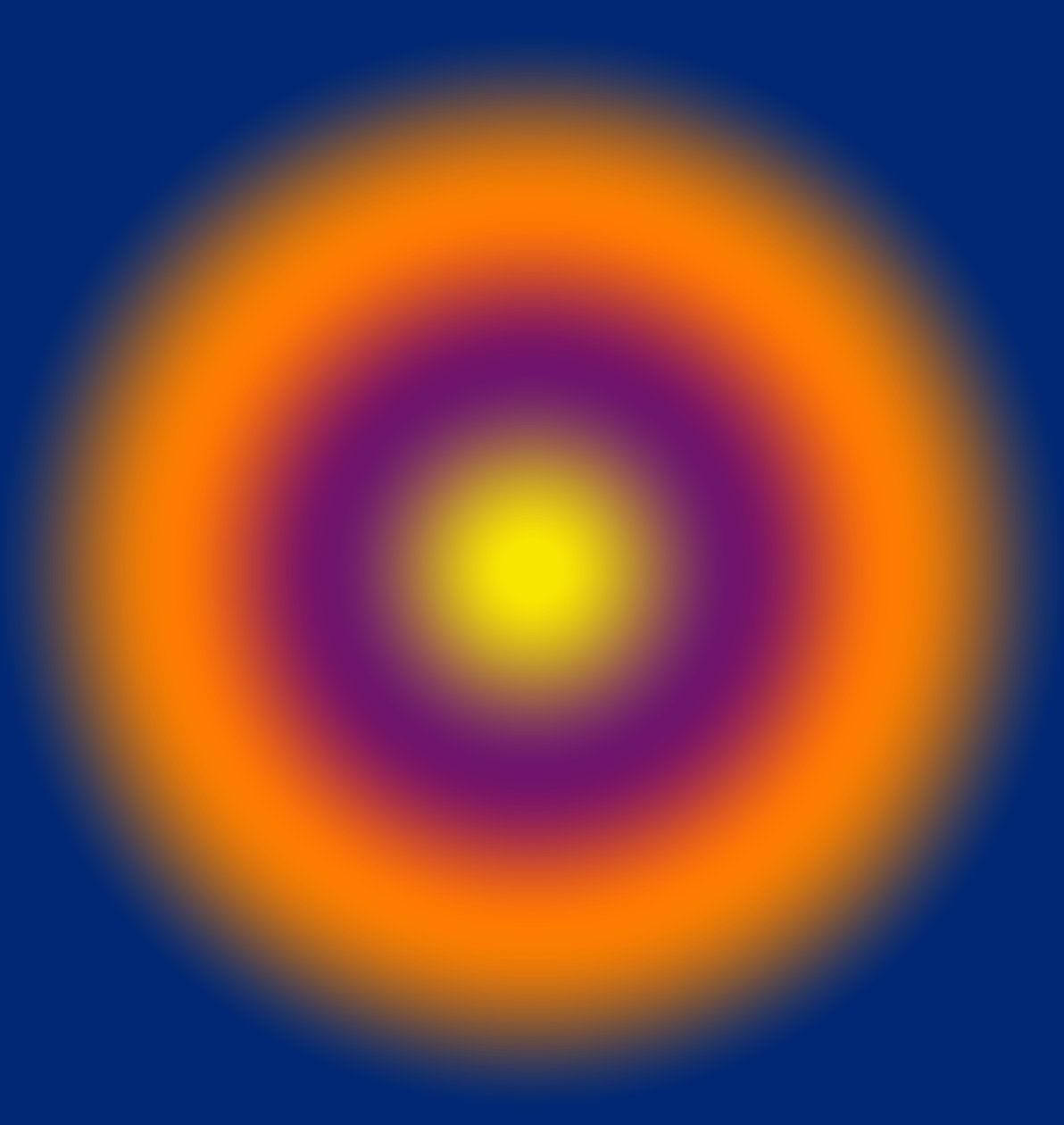 Geometriske lys,#6,(gradient) af Alex Caminker