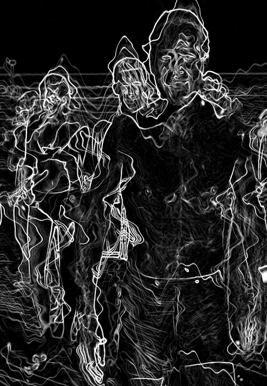 Ghosts, 2020 (blandet medier) af Alex Caminker