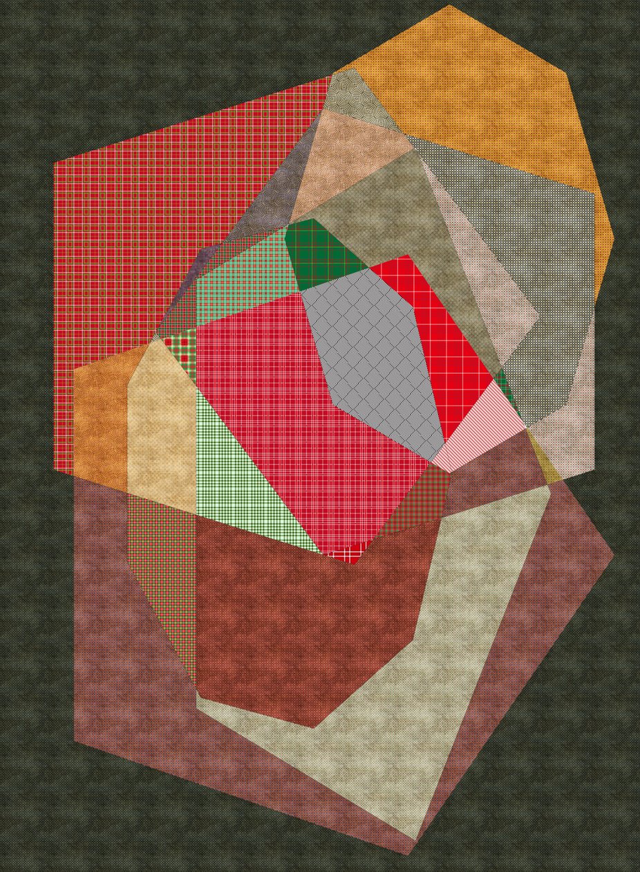 Stones, 2019, (blandet medier) af Alex Caminker