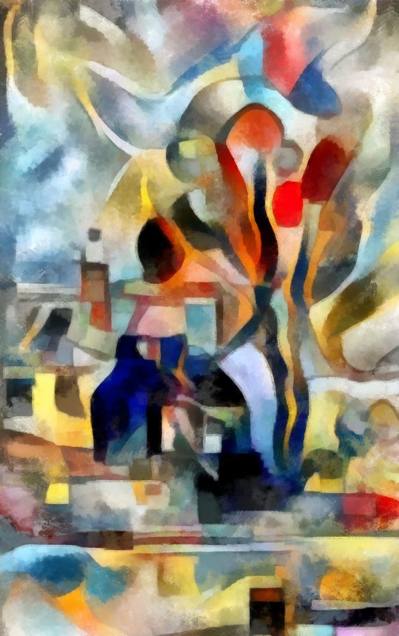 Uden titel, 2017, (blandet medier) af Alex Caminker