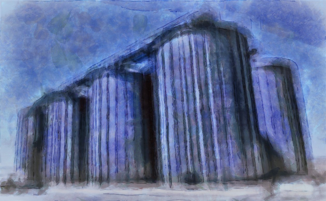 Uden titel, 2019, (blandet medier) af Alex Caminker