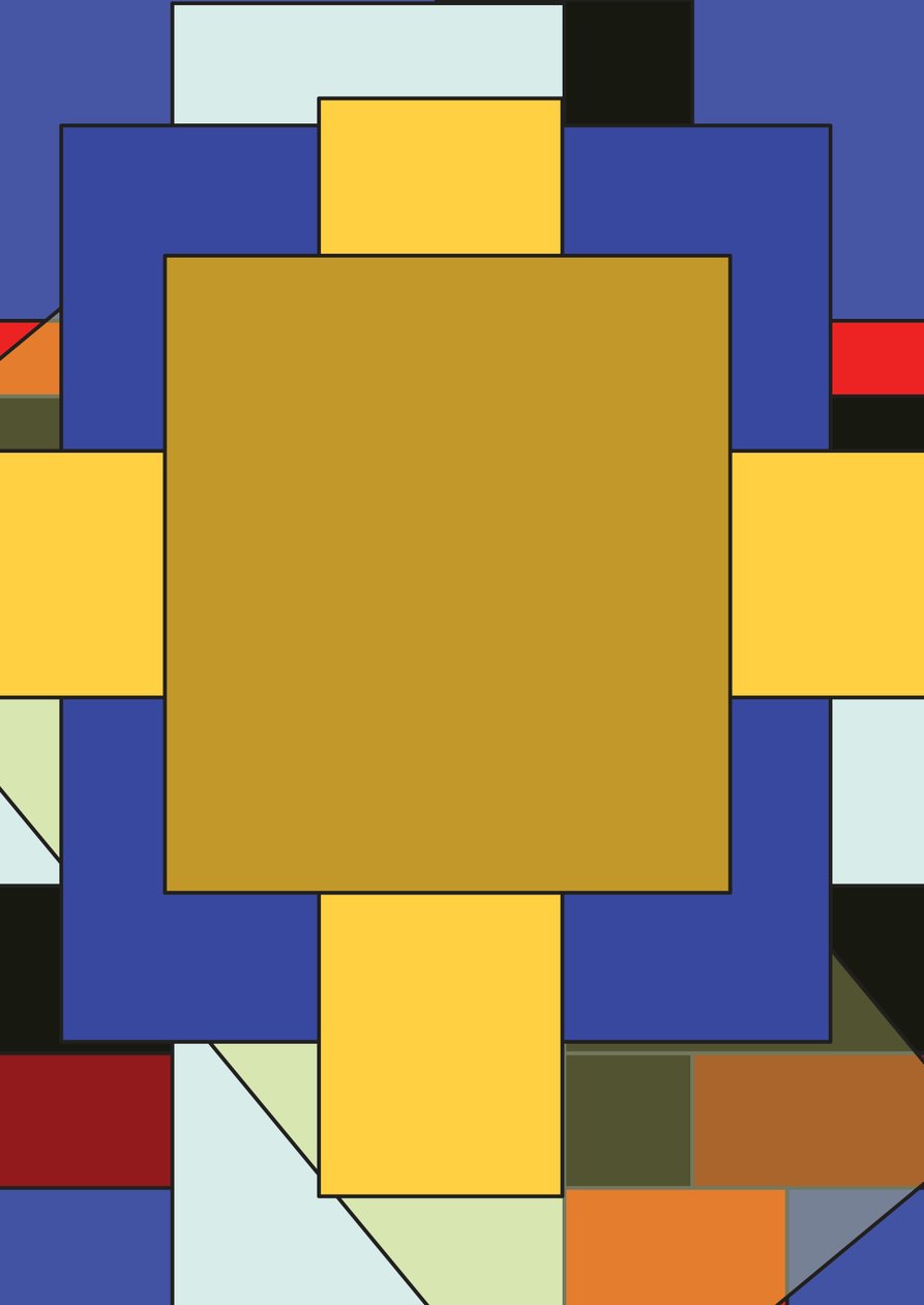 Uden titel, 2019, (blandet medier) af Alex Caminker