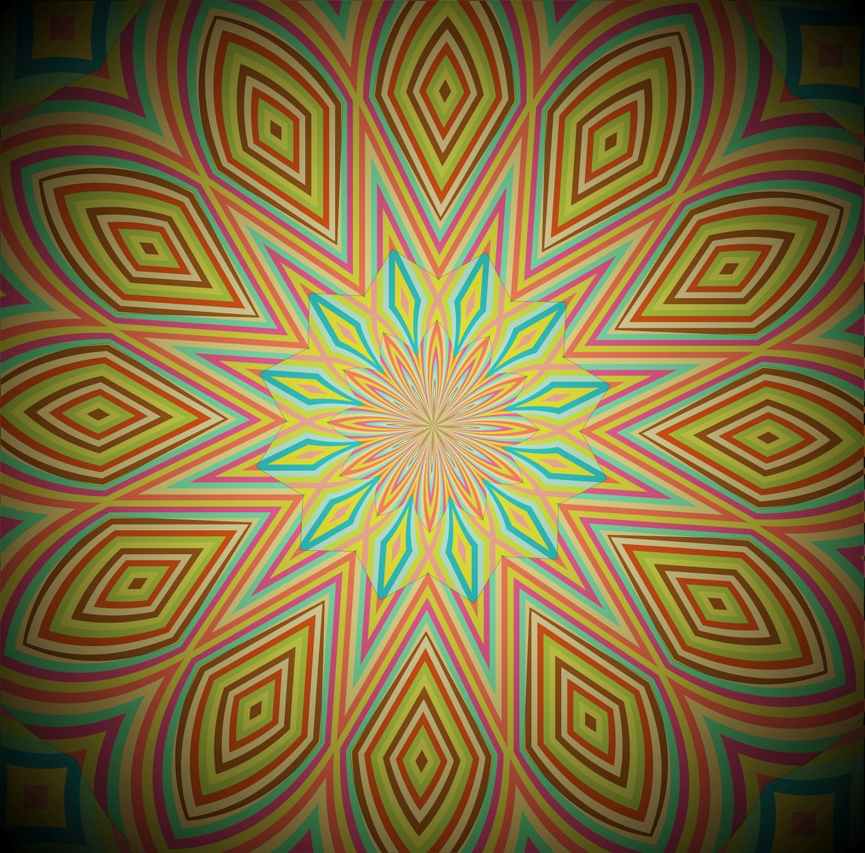 arabesque, 2019, (blandet medier) af Alex Caminker