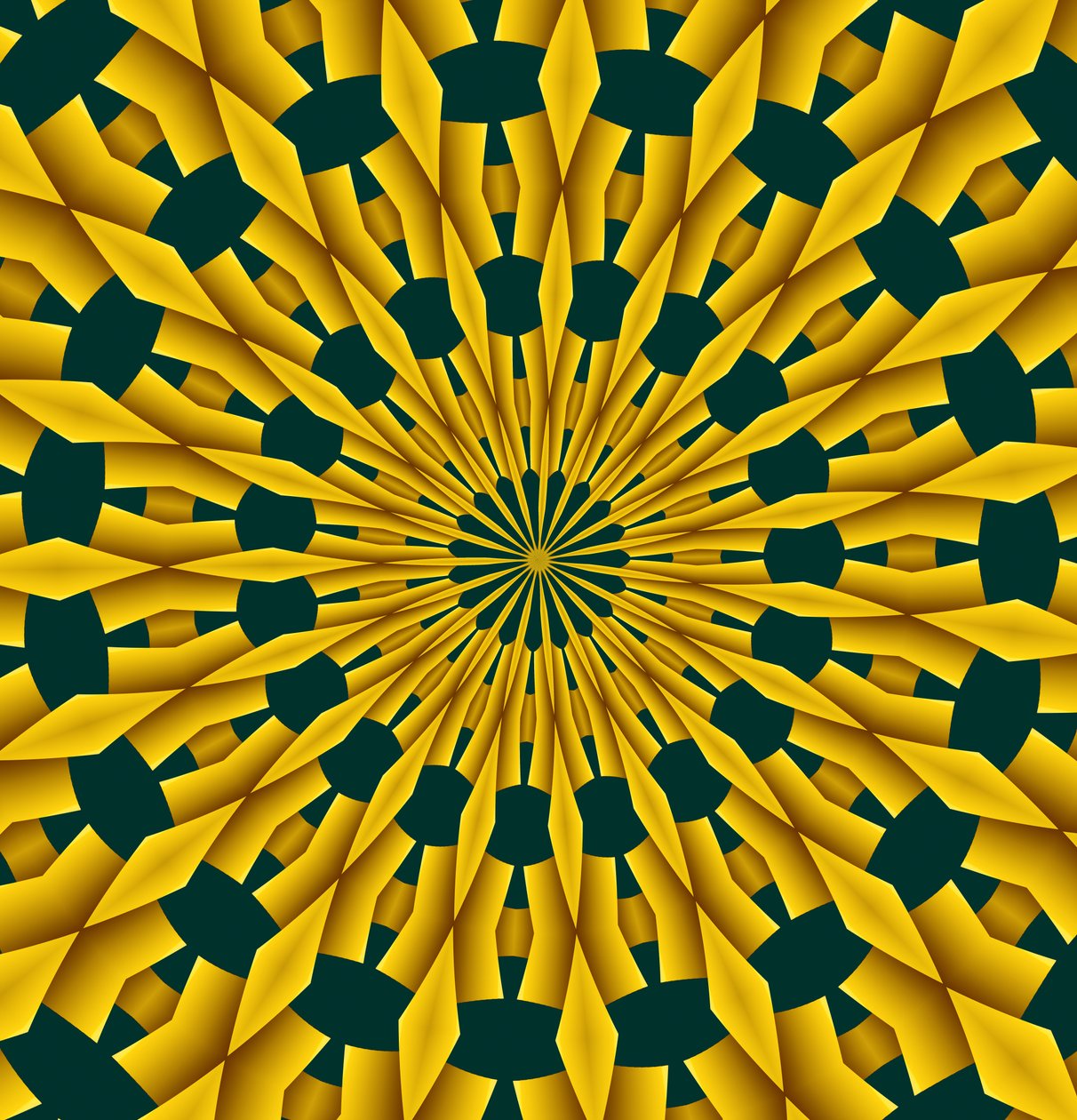 Arabesque II, 2019, (gradient) af Alex Caminker