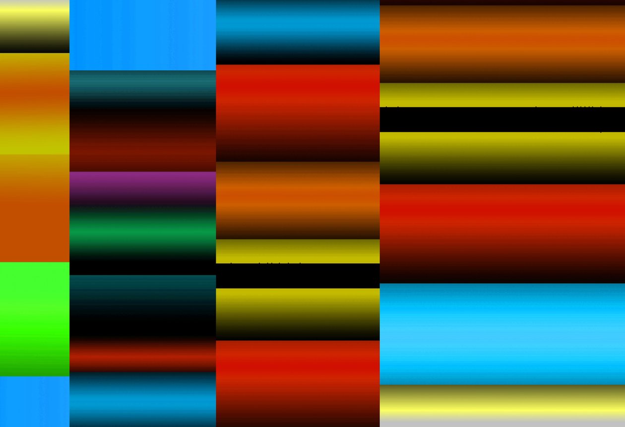 backgammon, 2017, (gradient) af Alex Caminker