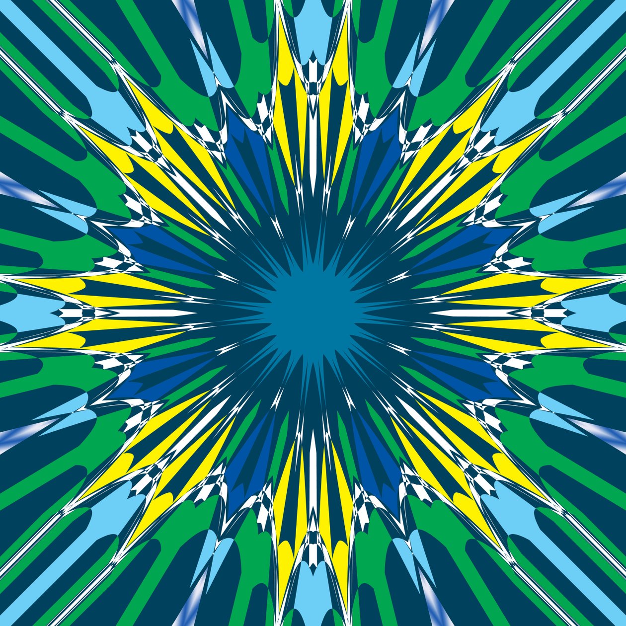 blå, 2019, (blandet medier) af Alex Caminker