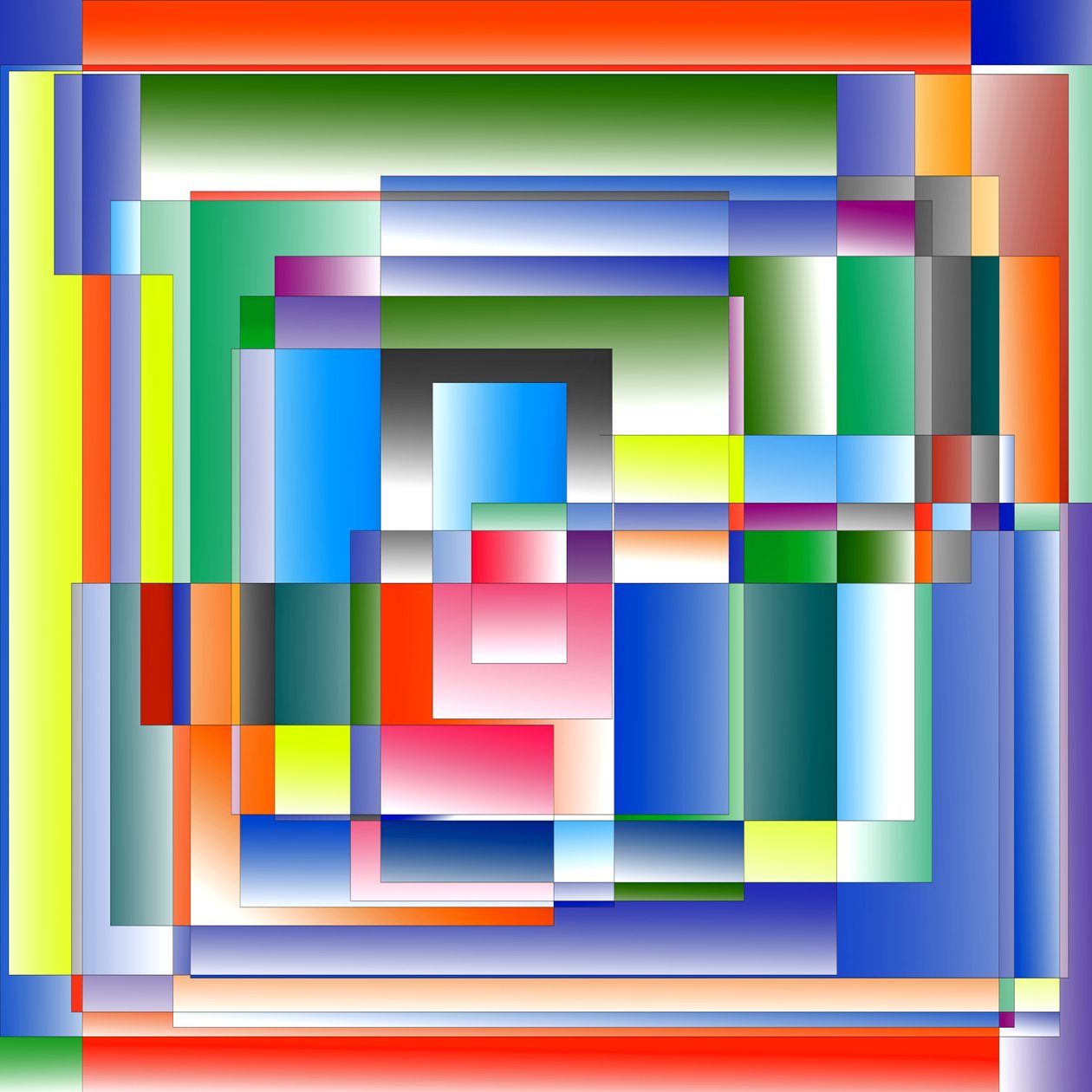 bybillede, 2019, (gradient) af Alex Caminker