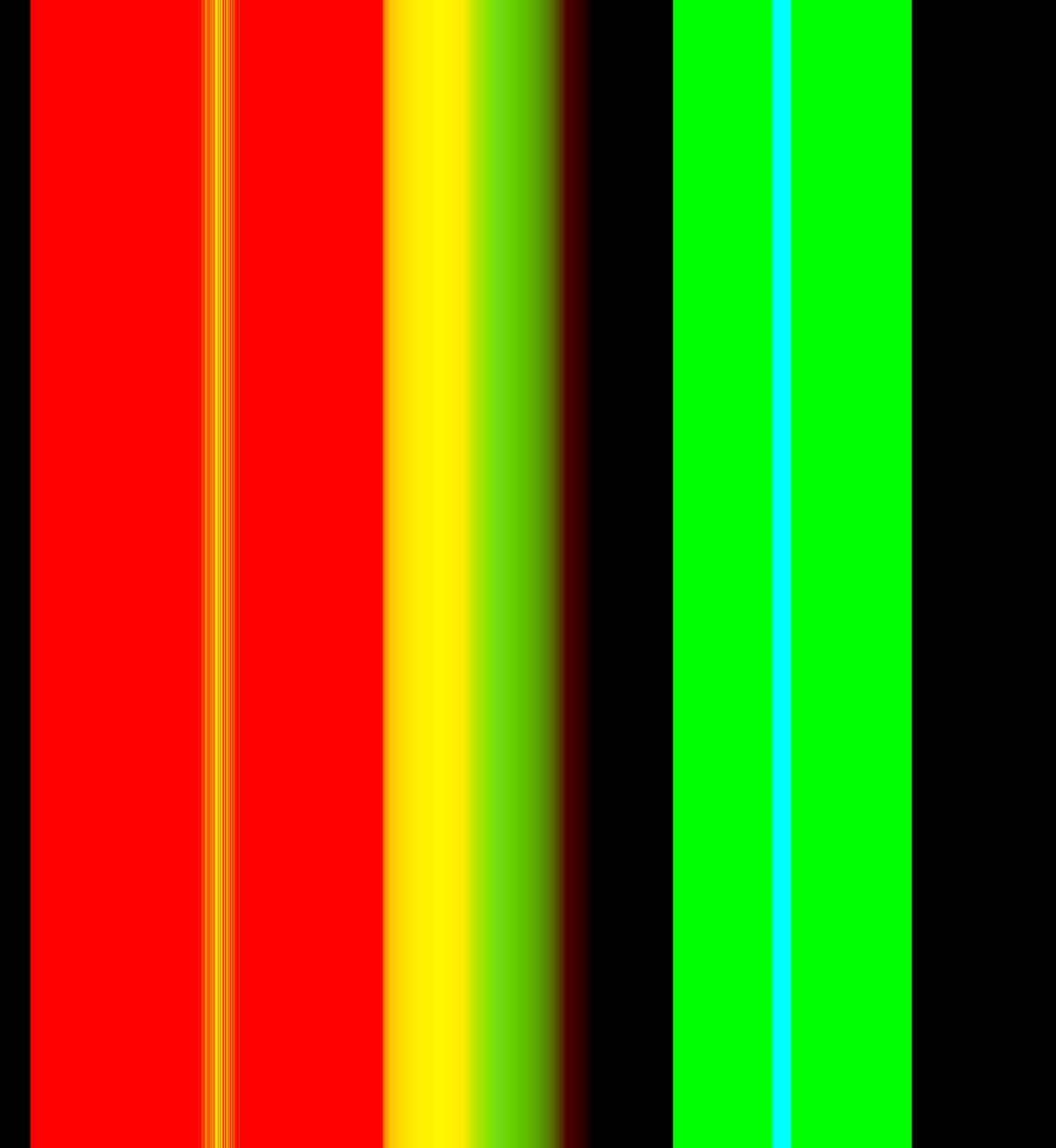 farvefelt #5,2019,(gradient) af Alex Caminker