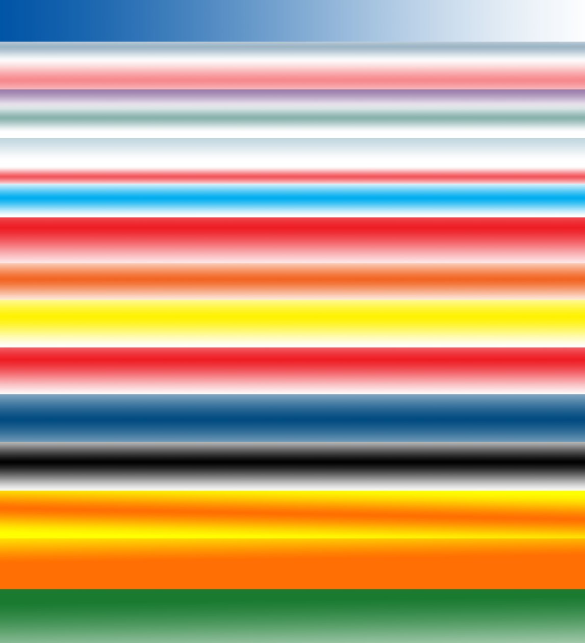 forskellig tonehøjde og farve, 2017, (gradient) af Alex Caminker