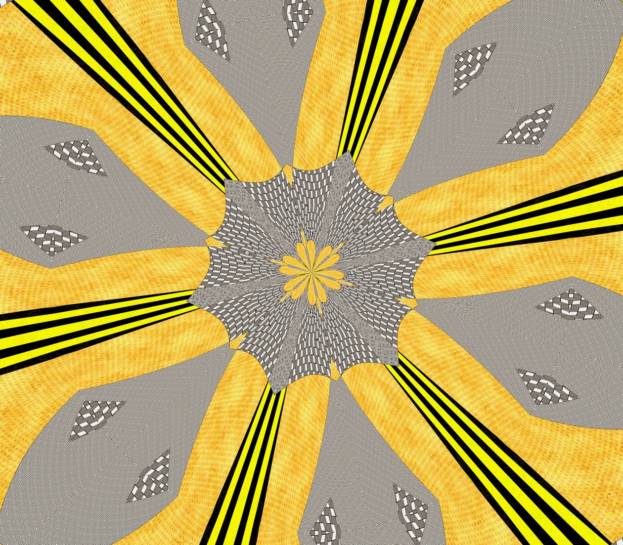 blomster;72,2019,(blandet medier) af Alex Caminker