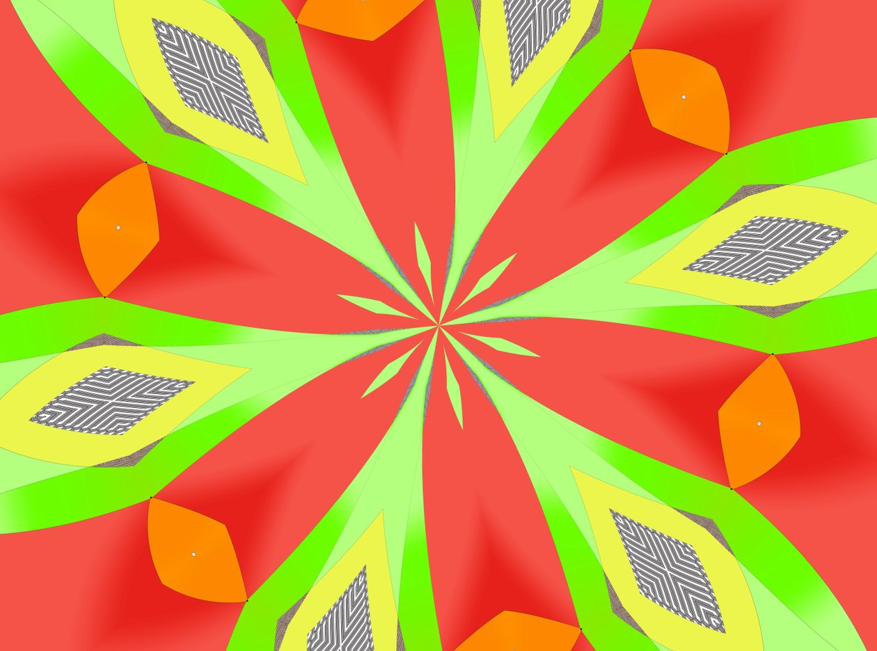 blomster #101,2019,(blandet medier) af Alex Caminker