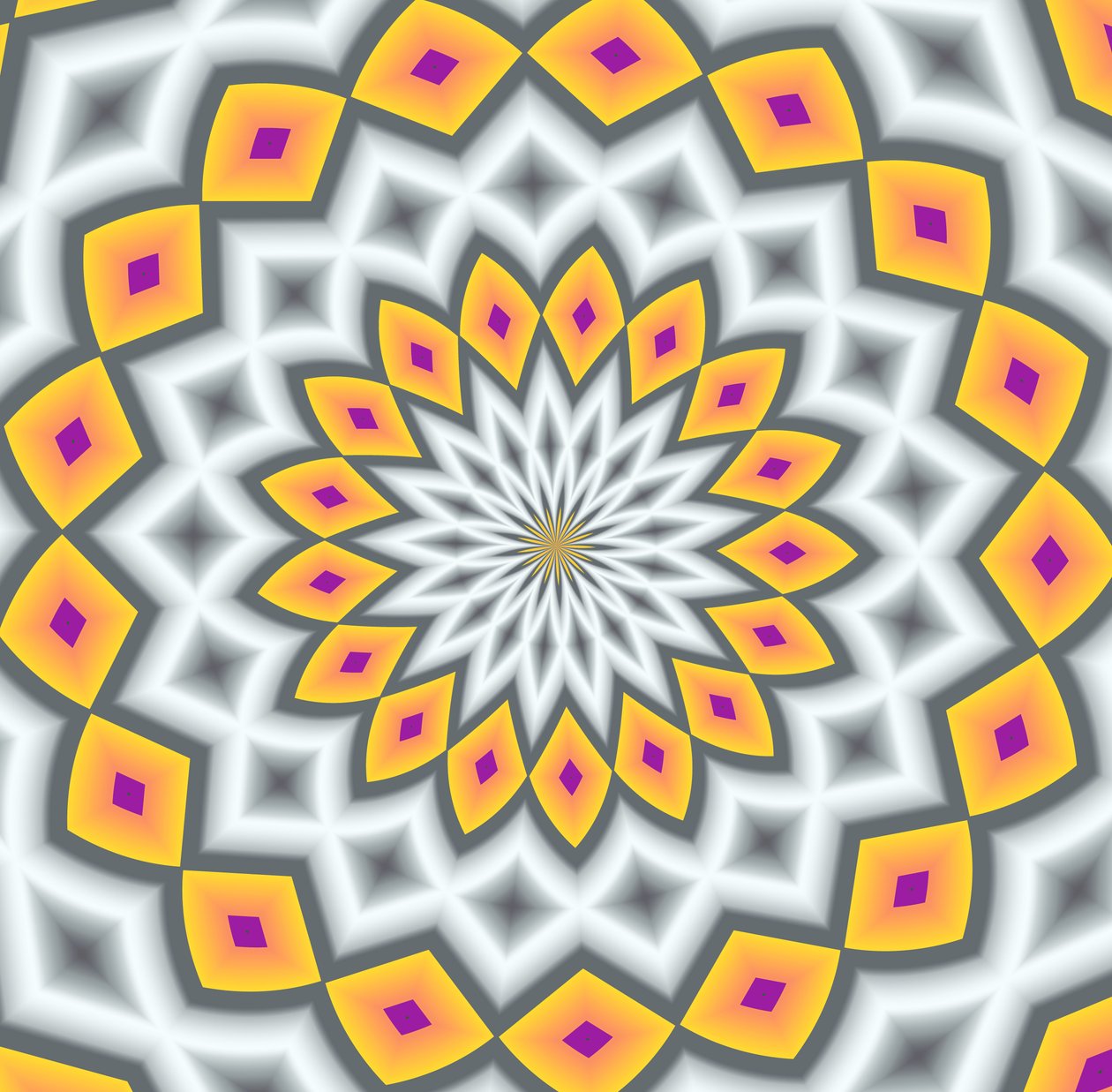 blomster #11,2019,(gradient) af Alex Caminker