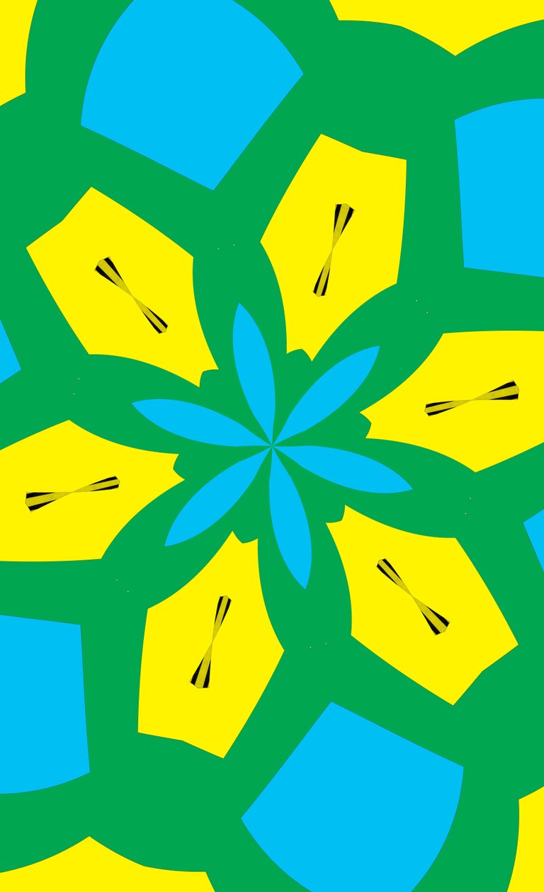 blomster #36,2019,(mixed media) af Alex Caminker