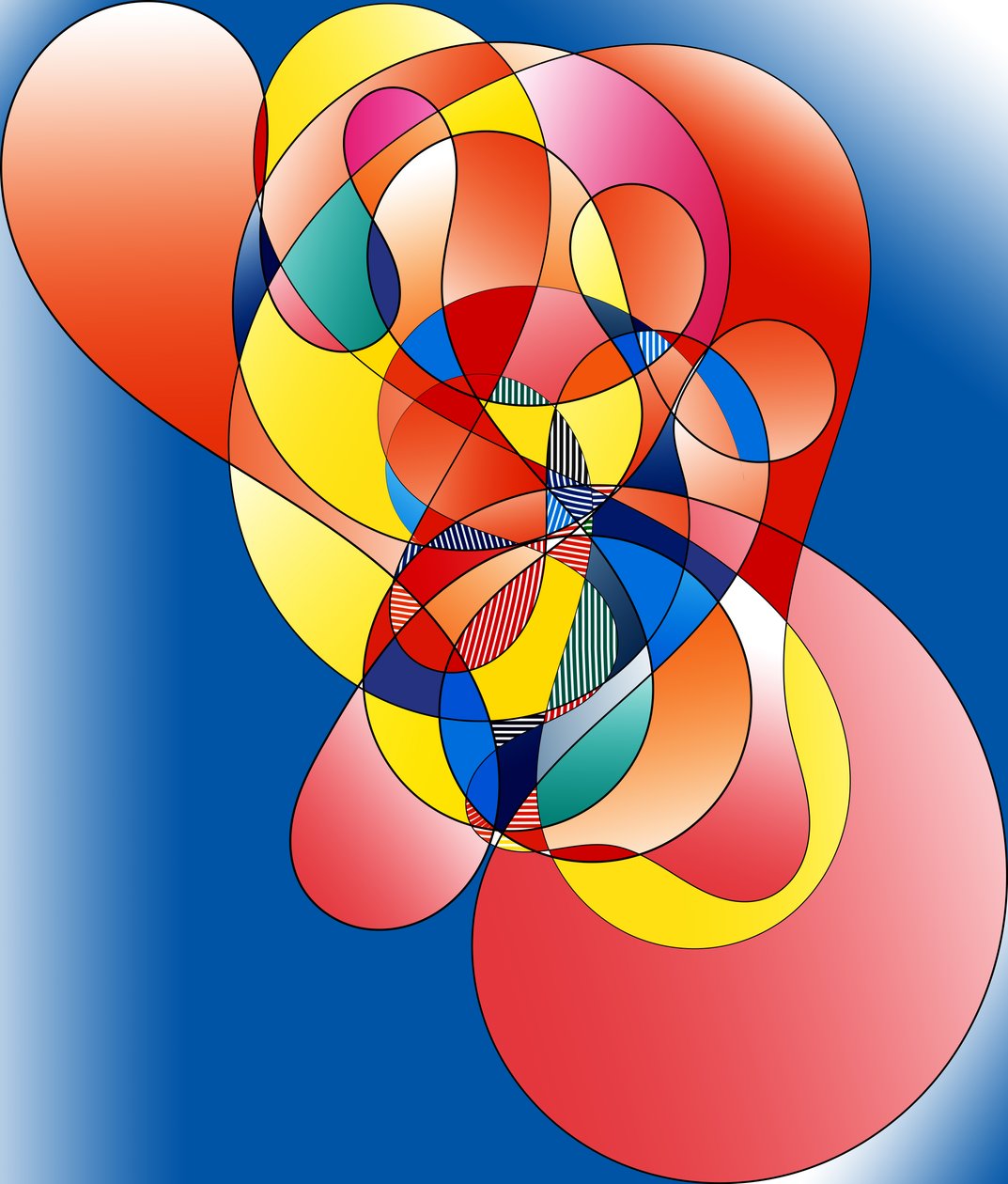 fod, 2019, (gradient) af Alex Caminker