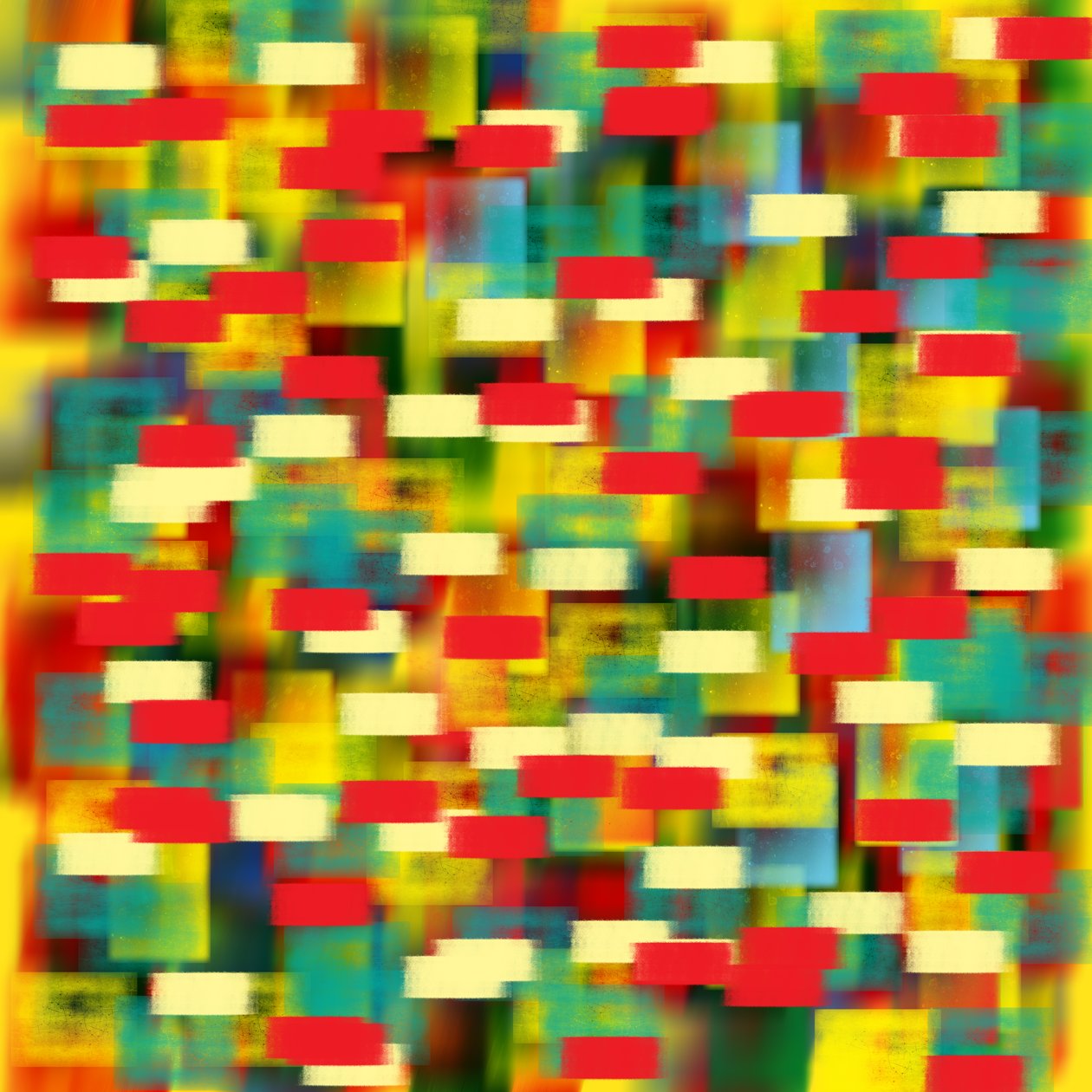 horisontal puantilisme brun, 2019, (fotografi) af Alex Caminker