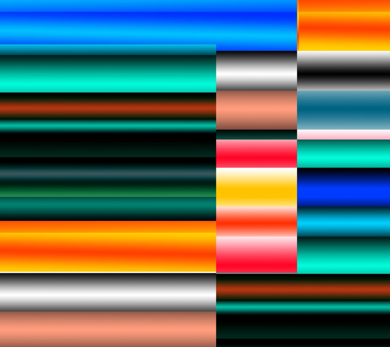 lag af planeten, 2017, (gradient) af Alex Caminker
