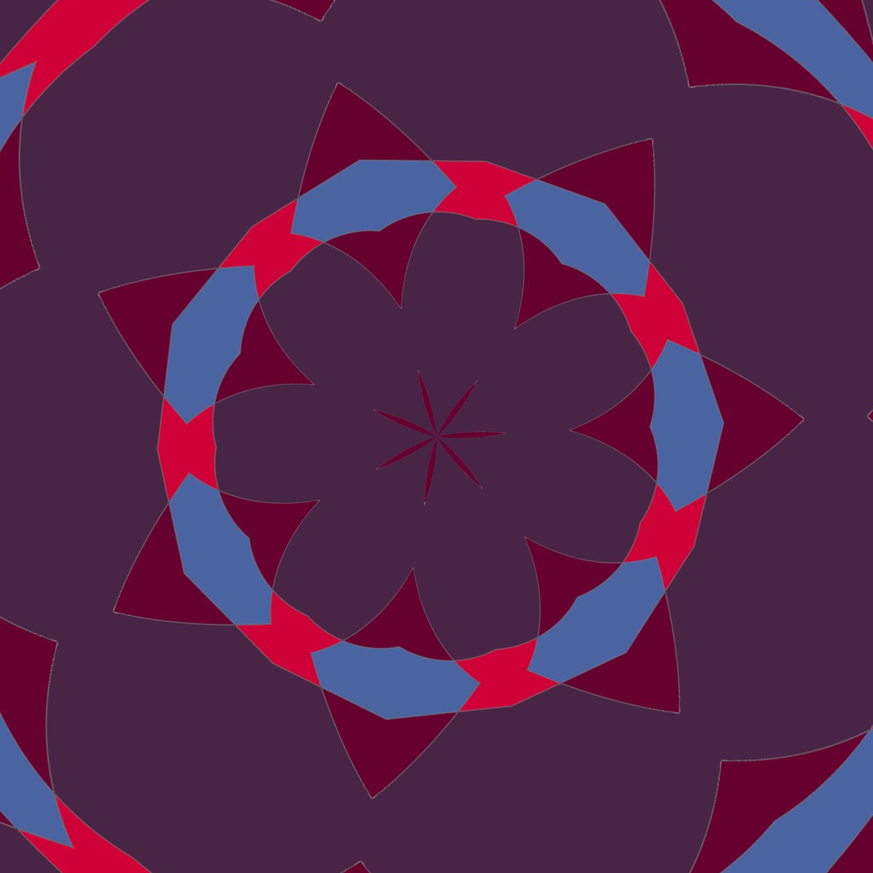 ornament #24,2019,(blandet medier) af Alex Caminker