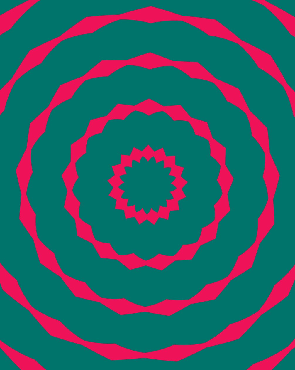 ornament #5,2019,(tryk) af Alex Caminker