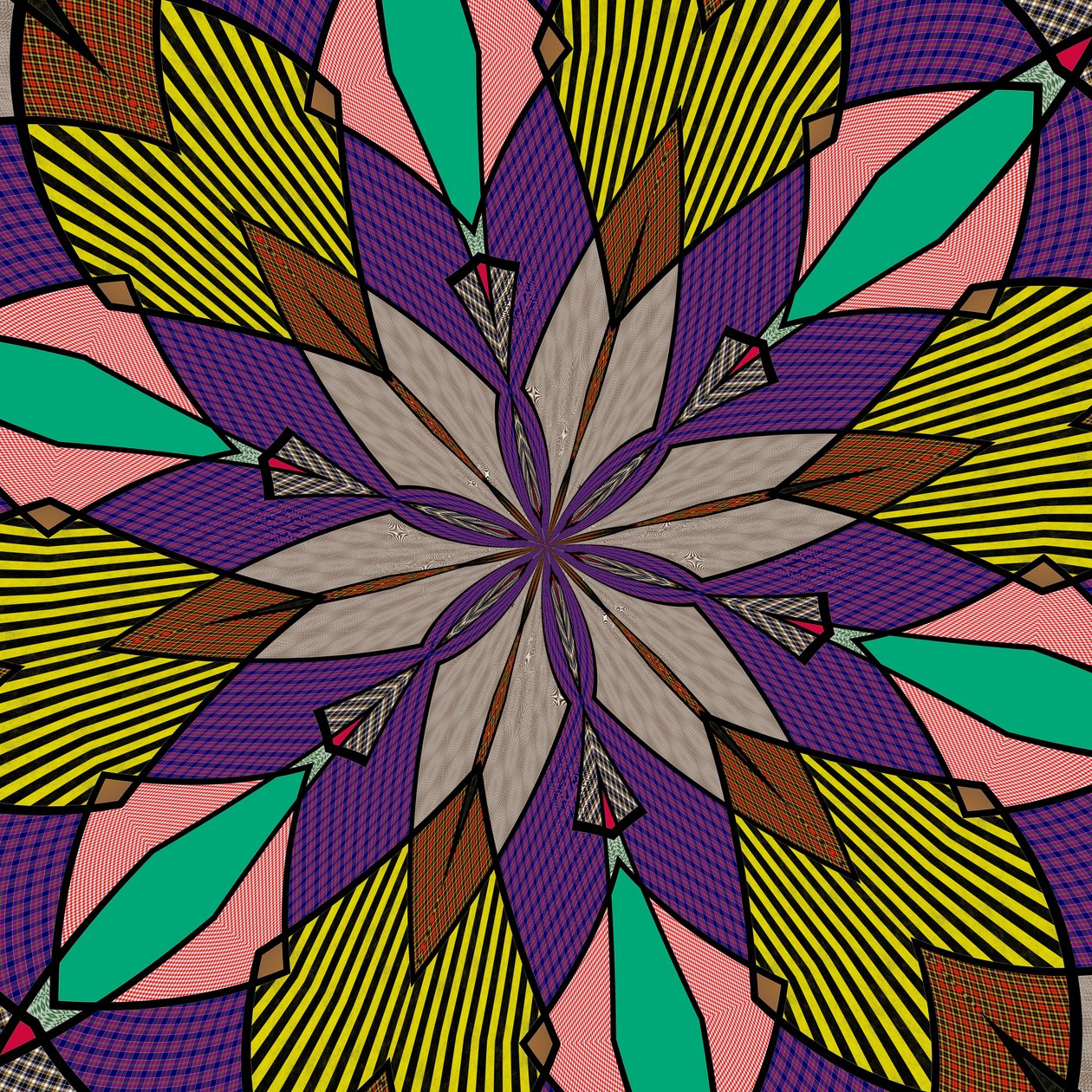ornamenter #117,(mixed media) af Alex Caminker