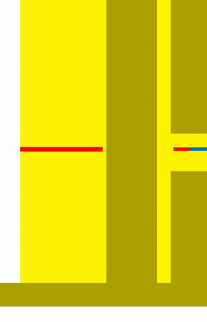 syn mellem rum (naturlige magneter),2016, af Alex Caminker