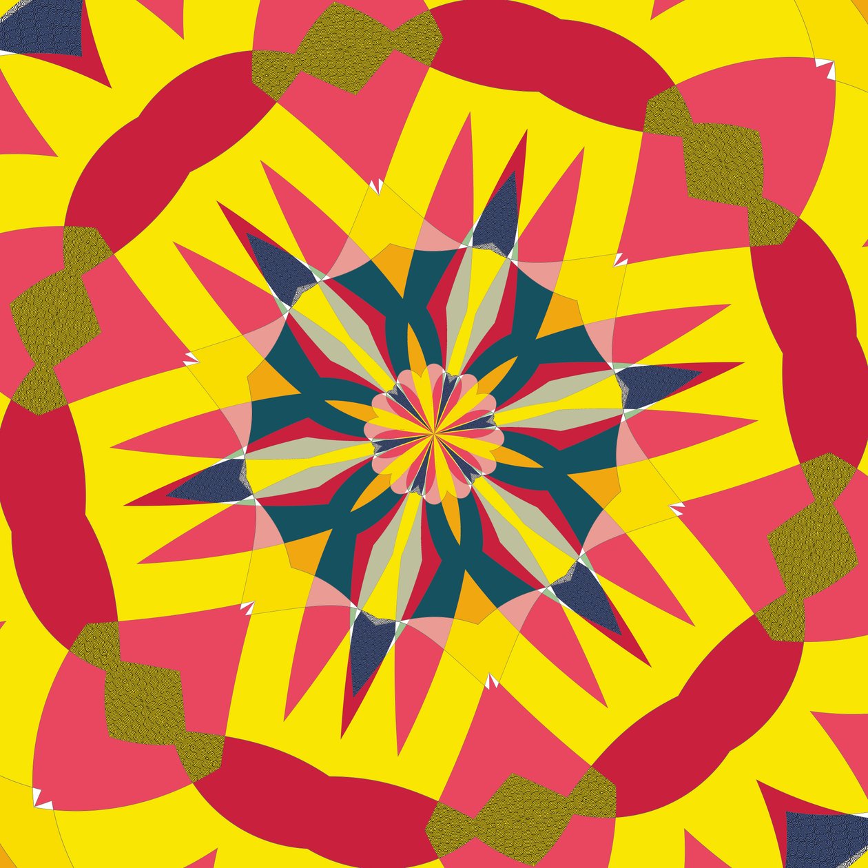 symmetri #15,2019,(blandet medier) af Alex Caminker