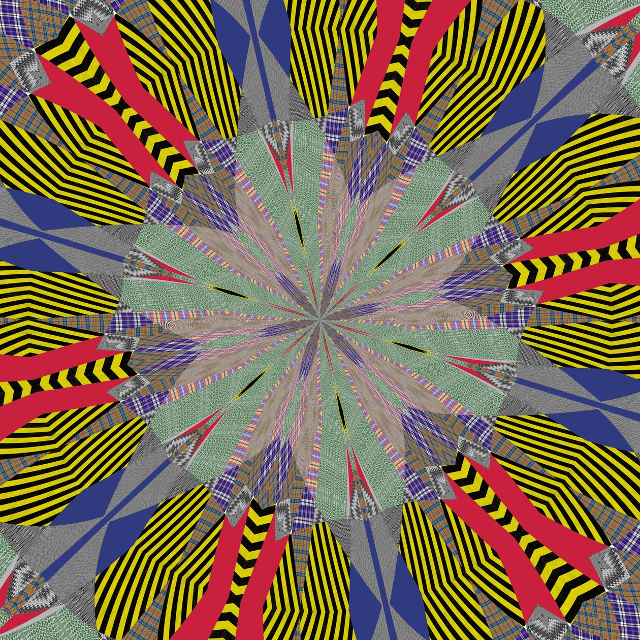 symmetri #24,2019,(blandet medier) af Alex Caminker